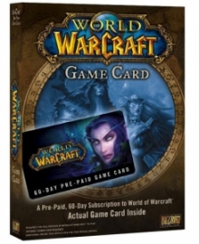 World of Warcraft Pre-Paid Game Card PC